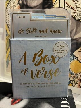 NEW "A Box of Verse" 60 Bible Verse Cards